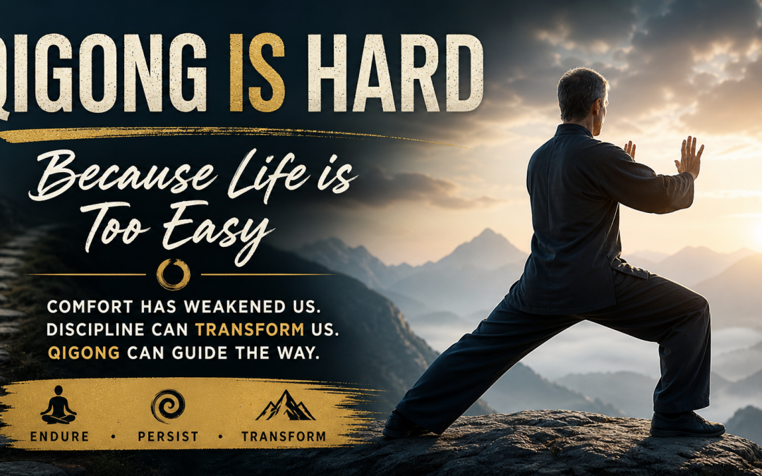 Qigong is Hard – Because Life is Too Easy